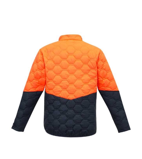 Picture of Syzmik, Unisex Hi Vis Hexagonal Puffer Jacket